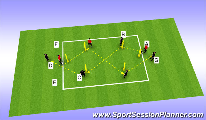 Football/Soccer Session Plan Drill (Colour): Screen 1