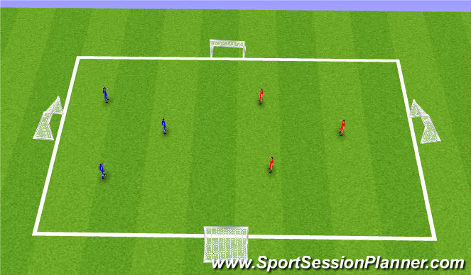 Football/Soccer Session Plan Drill (Colour): Warm Up