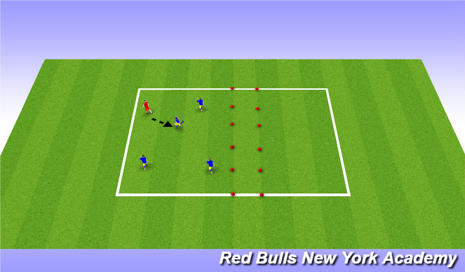 Football/Soccer Session Plan Drill (Colour): Astro And Aliens