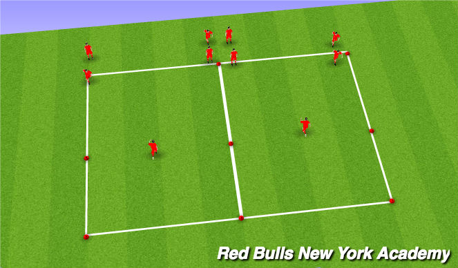 Football/Soccer Session Plan Drill (Colour): SAQ