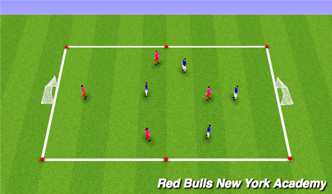 Fútbol Ejercicio del Plan de Sesiones (Color): Conditioned Game: