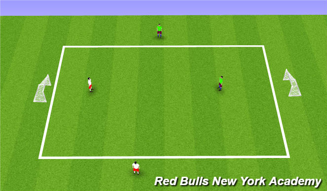 Football/Soccer Session Plan Drill (Colour): Full opposed