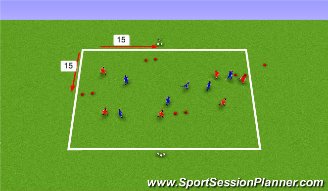 Football/Soccer Session Plan Drill (Colour): SSG - Antony