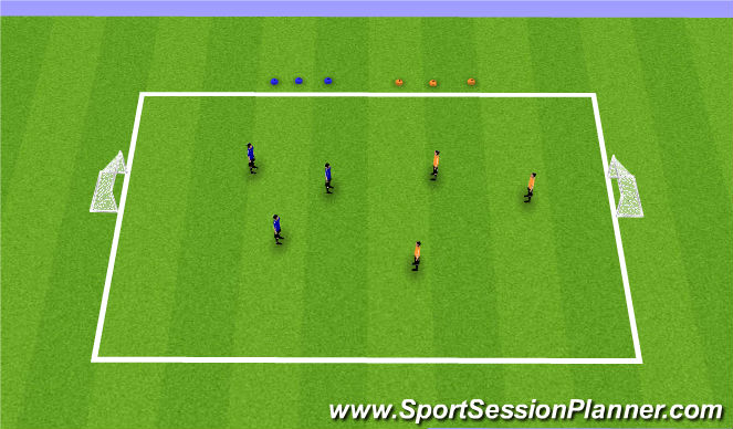 Football/Soccer Session Plan Drill (Colour): SSG - Bingo
