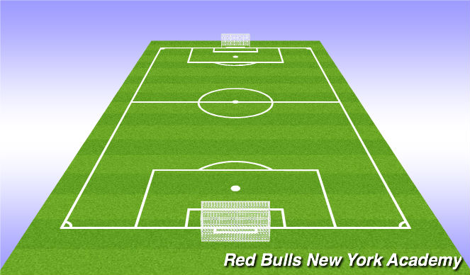 Football/Soccer Session Plan Drill (Colour): 10v10 Scrimmage