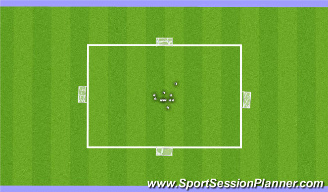 Football/Soccer Session Plan Drill (Colour): Hungry, Hungry Hippos