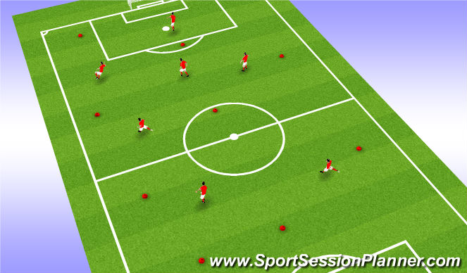 Football/Soccer Session Plan Drill (Colour): Screen 1