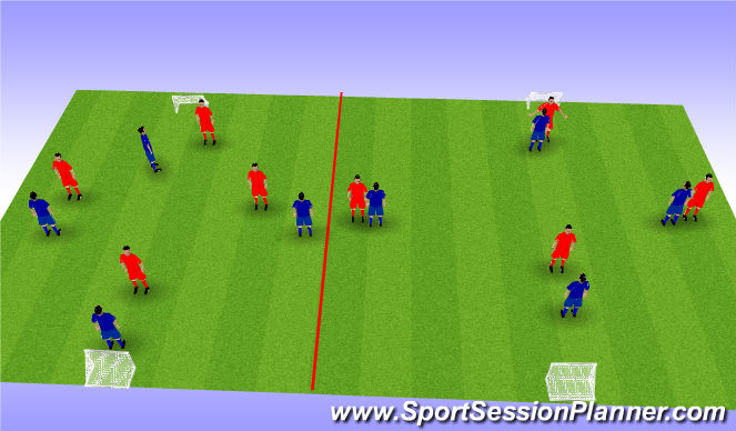 Football/Soccer Session Plan Drill (Colour): Game