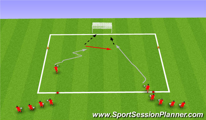 Football/Soccer Session Plan Drill (Colour): Screen 1
