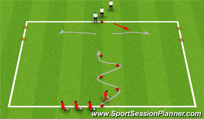 Football/Soccer Session Plan Drill (Colour): Screen 4