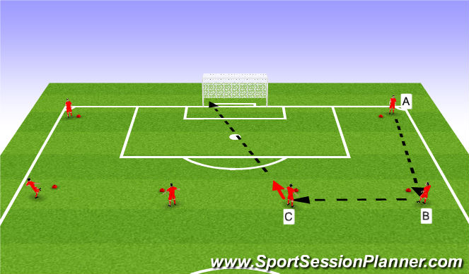 Football/Soccer Session Plan Drill (Colour): Screen 5
