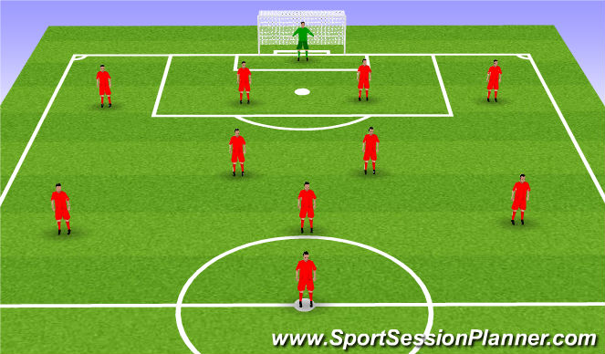 Football/Soccer Session Plan Drill (Colour): Shadow Play