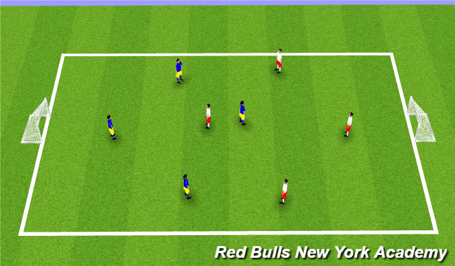 Football/Soccer Session Plan Drill (Colour): Free play