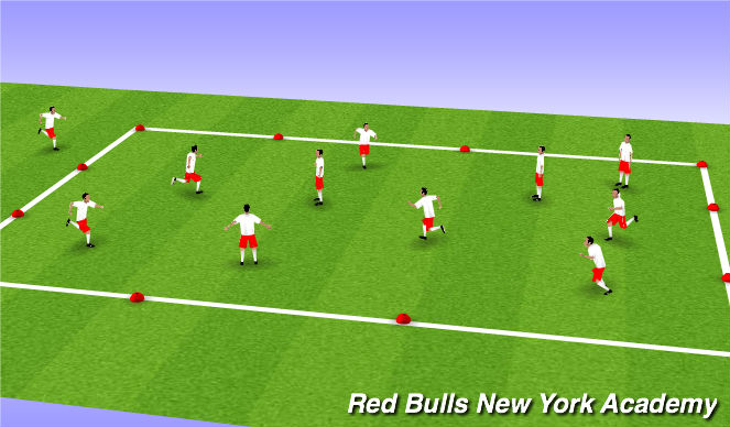 Football/Soccer Session Plan Drill (Colour): Tiger Tales