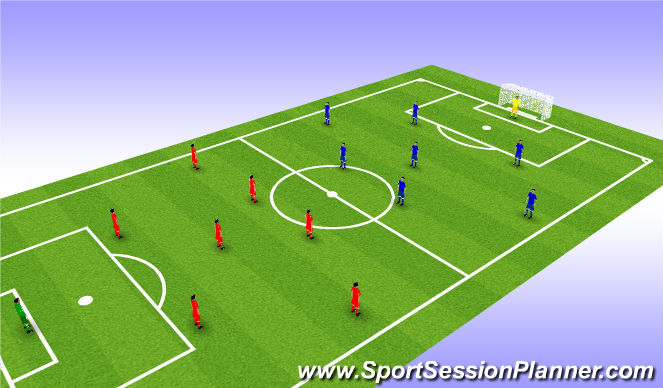 Football/Soccer Session Plan Drill (Colour): game