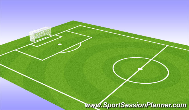 Football/Soccer Session Plan Drill (Colour): WARM UP