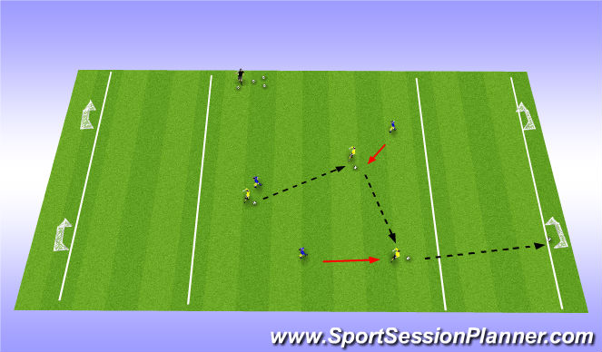 Football/Soccer Session Plan Drill (Colour): Screen 1