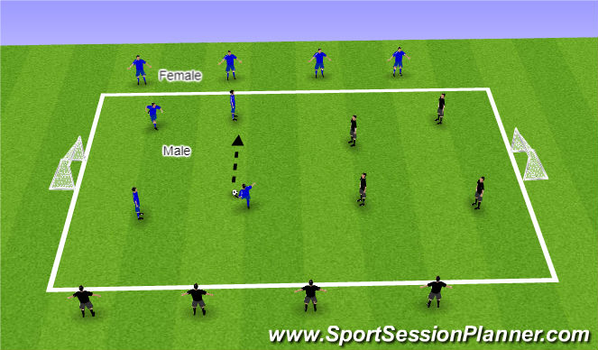 Fútbol Ejercicio del Plan de Sesiones (Color): Screen 3