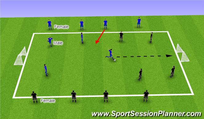 Fútbol Ejercicio del Plan de Sesiones (Color): Screen 4