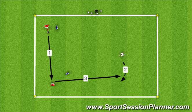 Football/Soccer Session Plan Drill (Colour): Training 7