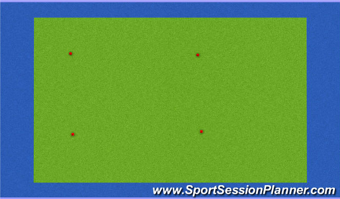 Hockey Session Plan Drill (Colour): WU: Rugbyspel