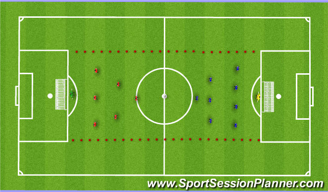 Football/Soccer Session Plan Drill (Colour): Match