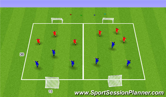 Football/Soccer Session Plan Drill (Colour): World Cup tournament