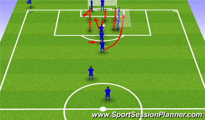 Football/Soccer Session Plan Drill (Colour): Screen 1
