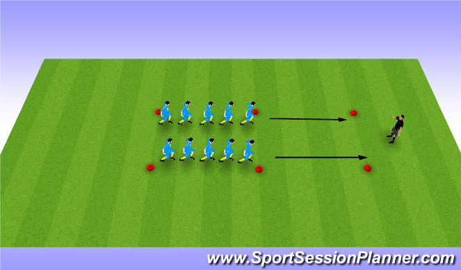 Football/Soccer Session Plan Drill (Colour): Screen 1