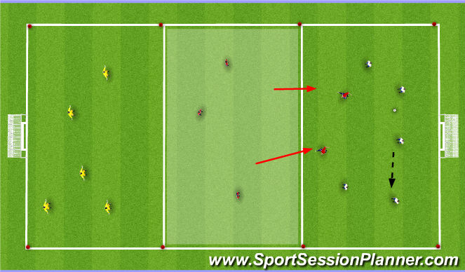 Football/Soccer Session Plan Drill (Colour): Screen 1