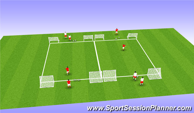 Football/Soccer Session Plan Drill (Colour): Screen 1