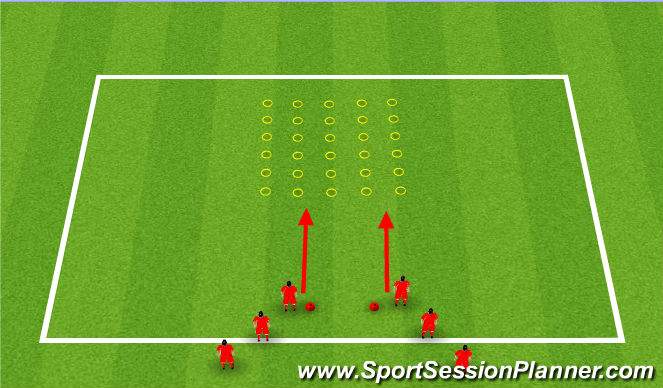 Football/Soccer Session Plan Drill (Colour): Screen 1