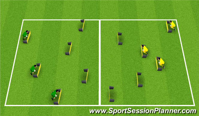 Football/Soccer Session Plan Drill (Colour): Screen 5