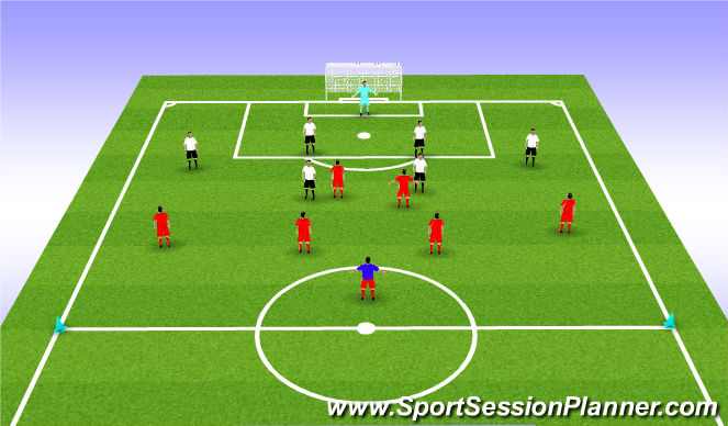 Football/Soccer Session Plan Drill (Colour): Global