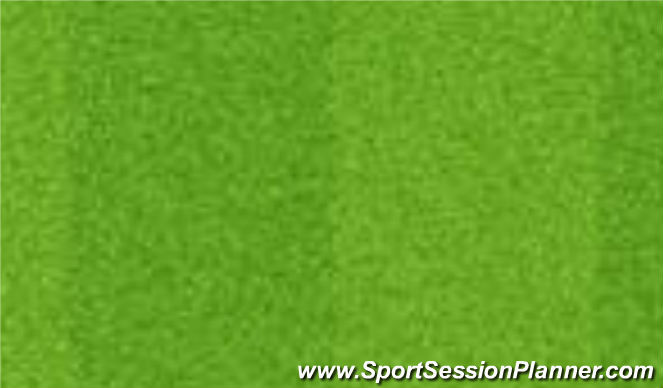 Football/Soccer Session Plan Drill (Colour): Warm Up