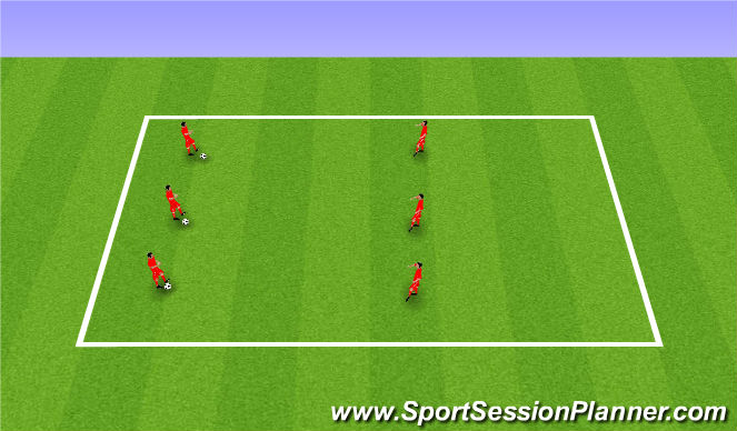 Football/Soccer Session Plan Drill (Colour): 45' Shooting