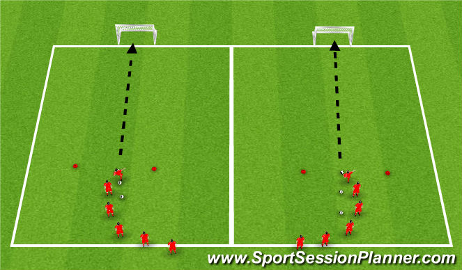 Football/Soccer Session Plan Drill (Colour): Screen 6