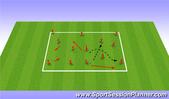 Football/Soccer: Control and passing - Rondos U16/U19B Fusion, Tactical: Possession U18
