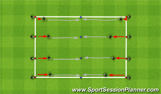 Football/Soccer Session Plan Drill (Colour): BALL MASTERY
