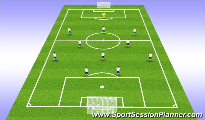 Football/Soccer Session Plan Drill (Colour): Shape