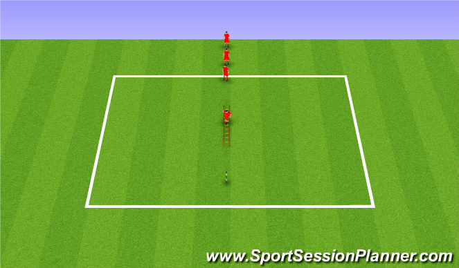 Football/Soccer Session Plan Drill (Colour): Screen 1