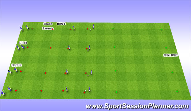 Football/Soccer Session Plan Drill (Colour): MAIN ACTIVITY