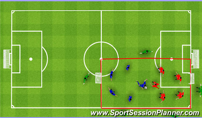 Football/Soccer Session Plan Drill (Colour): Game