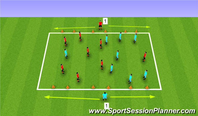 Football/Soccer Session Plan Drill (Colour): Screen 4