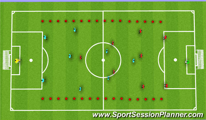 Football/Soccer Session Plan Drill (Colour): Screen 6