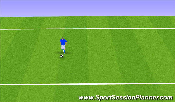 Football/Soccer Session Plan Drill (Colour): Juggling Benchmark