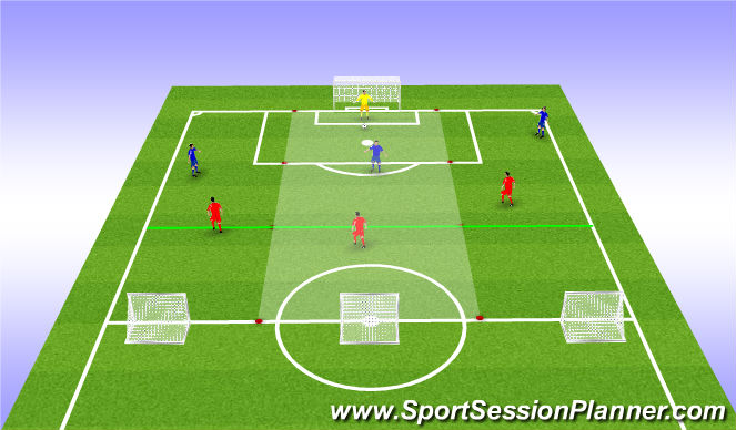 Football/Soccer Session Plan Drill (Colour): part Day 1
