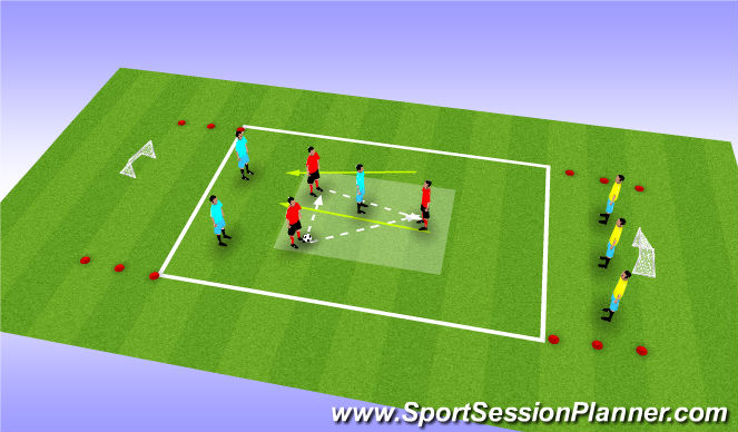 Football/Soccer Session Plan Drill (Colour): Screen 1