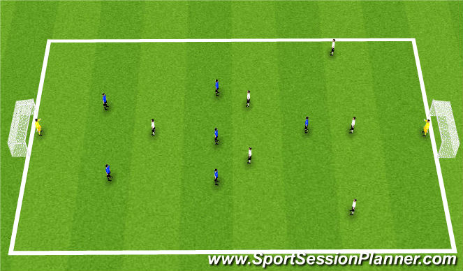 Football/Soccer Session Plan Drill (Colour): Game