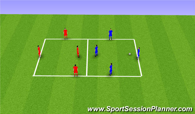 Football/Soccer Session Plan Drill (Colour): Screen 1